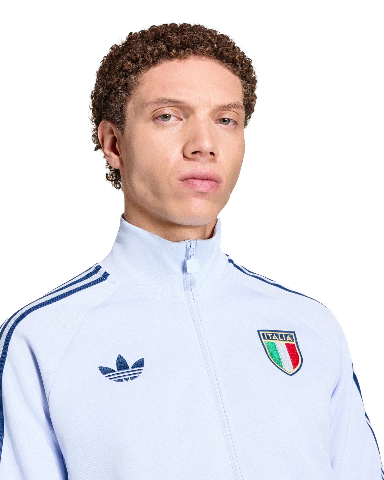 adidas FIGC Italy OG Track Top Aero Blue Track Jackets JY9630 Style Inspiration | Overkill

