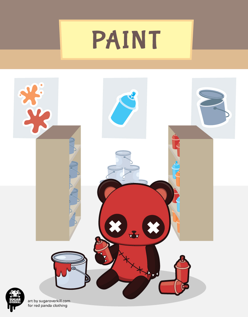 Kawaii_Chibi_red_panda_with_paints_for_red-panda-clothing_by_SugarOverkill