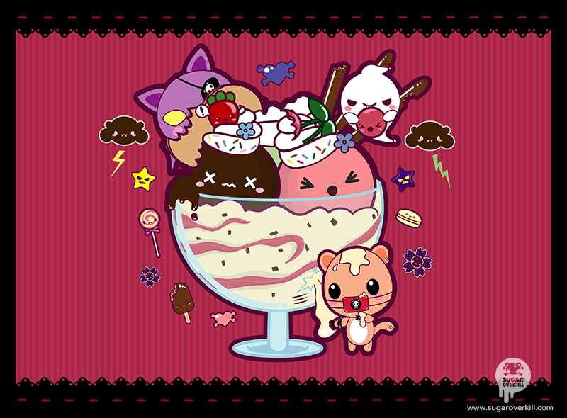 Kawaii_Eaten_Ice_Cream_Sundae_Food_Attack_by_SugarOverkill