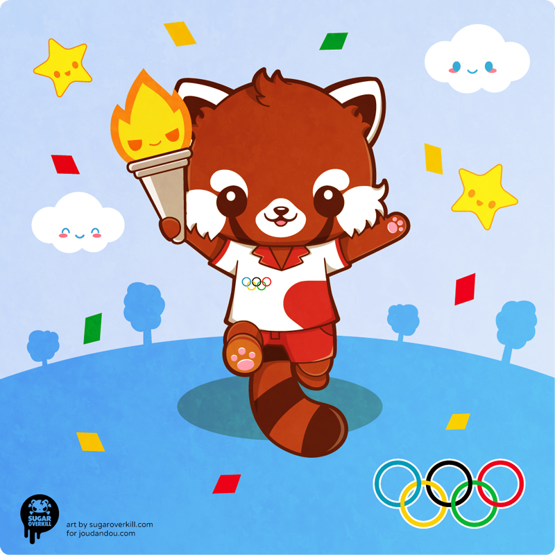 kawaii_red_panda_olympics_for_Joudandou_by_SugarOverkill