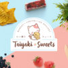 logo design, cute logo, cat logo, Taiyaki Sweets, taiyaki, Japanese-inpsired character logo design for restaurant